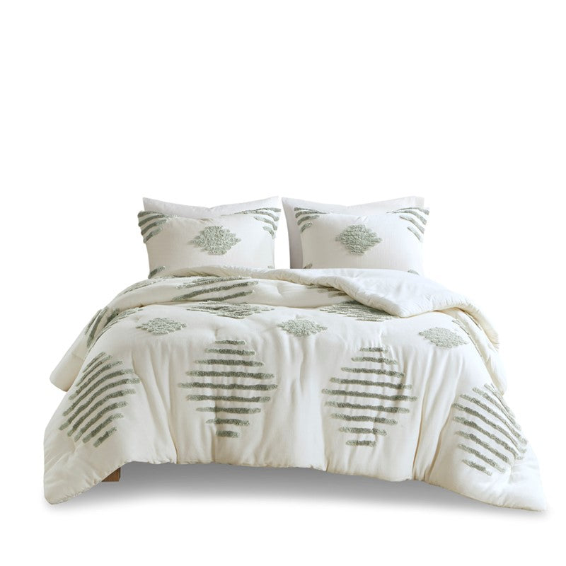 Tahli 3 Piece Cotton Blend Chenille Comforter Set Secondary image