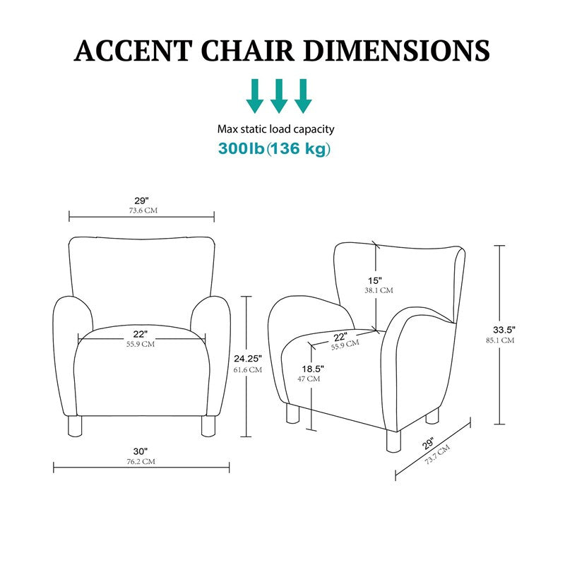 Stella Wingback Armchair