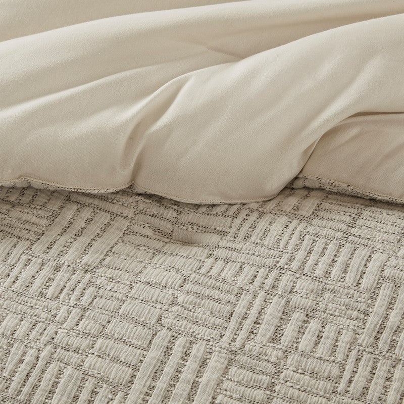 Harper Oversized Cotton Matelasse Comforter Set