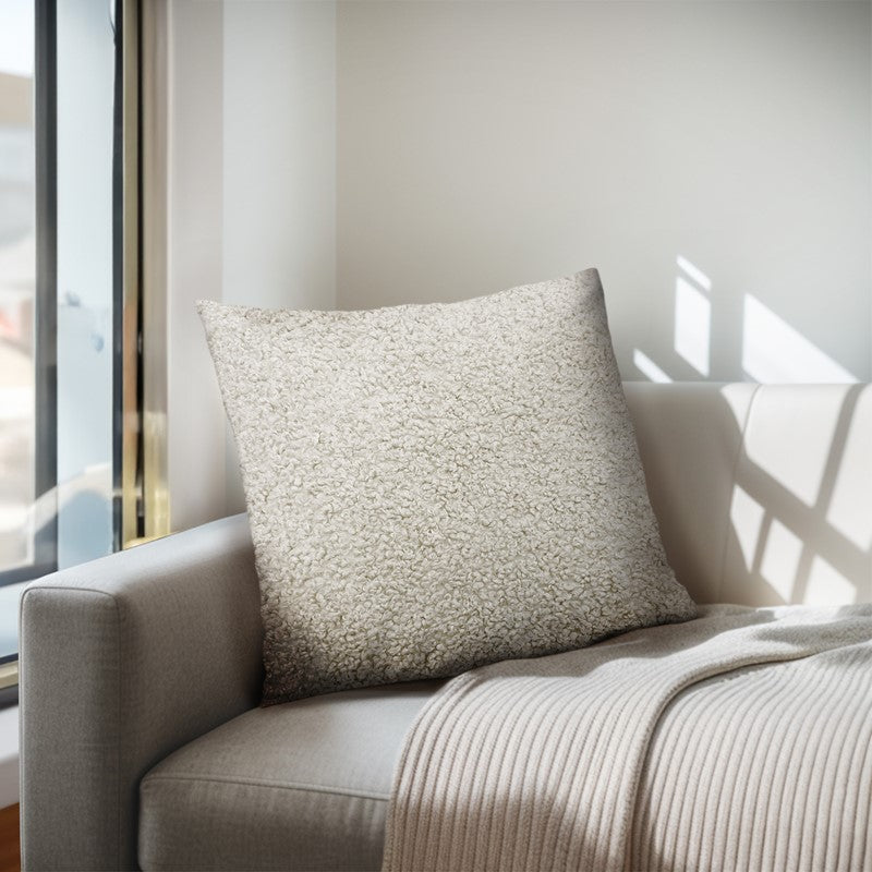 Tara Solid Boucle Square Pillow Main image