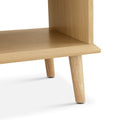 Teagan Rattan Side Table with Built-in Charging Station & LED Light