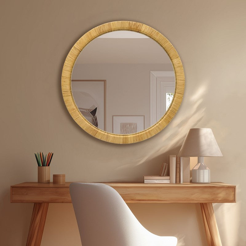 Nova Natural Rattan Wall Mirror