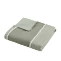 Shay 3 Piece Striped Cotton Duvet Cover Set