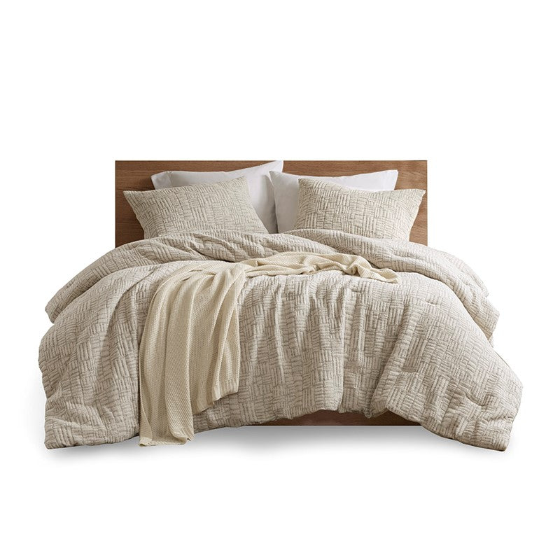 Harper Oversized Cotton Matelasse Comforter Set