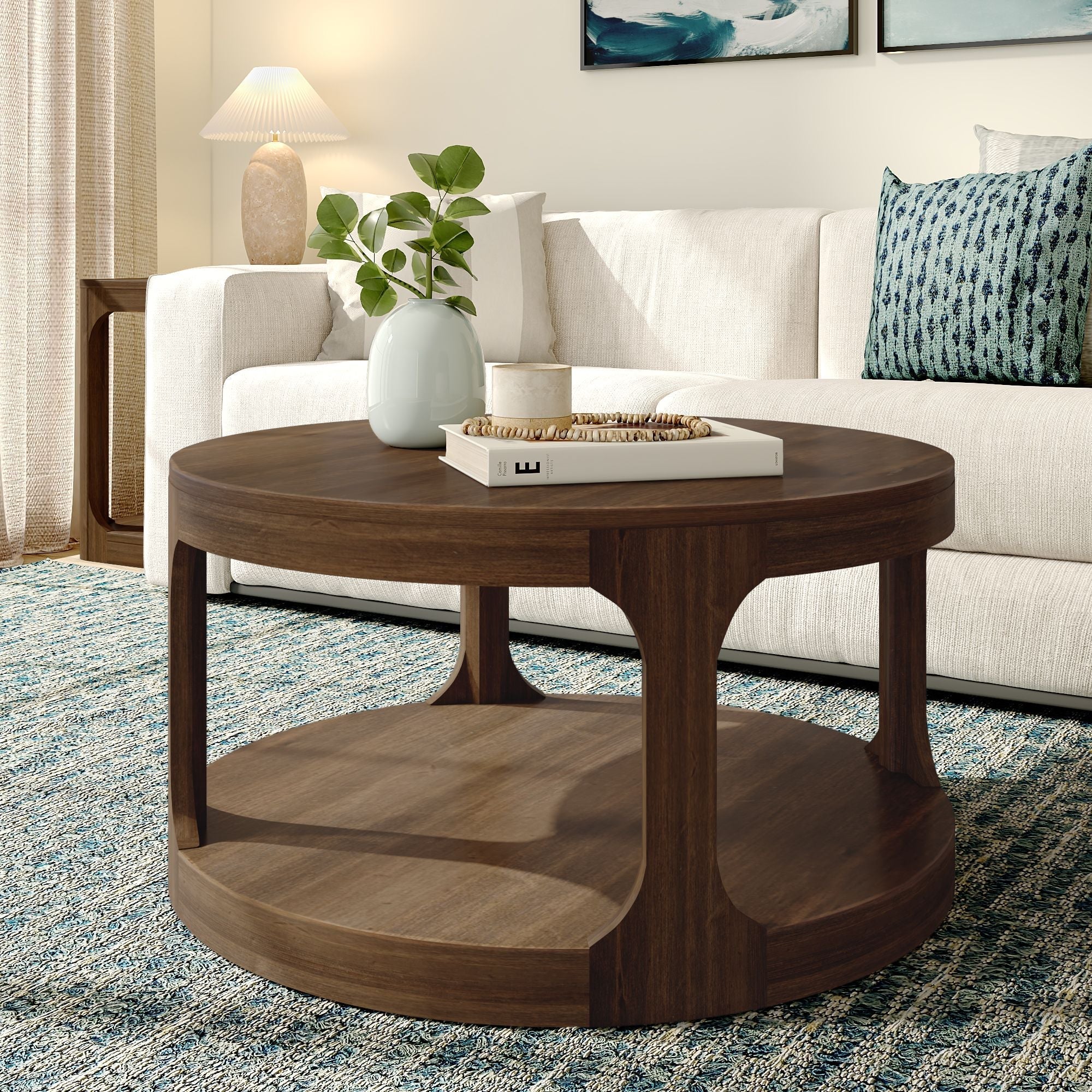 Forma Round Coffee Table - 34" Secondary image
