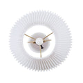 Veluna Textured Ceramic Table Lamp with Fluted Fabric Shade