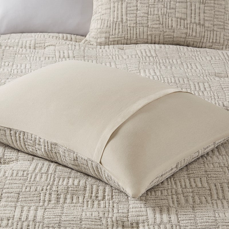 Harper Oversized Cotton Matelasse Comforter Set
