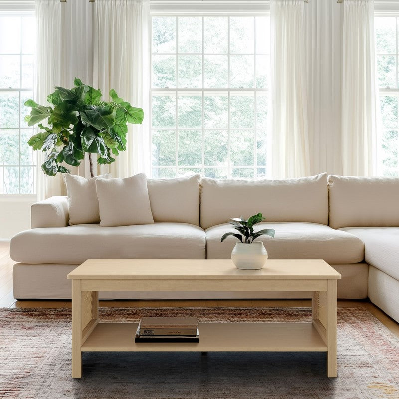 Ashlyn 2-Tier Rattan Coffee Table