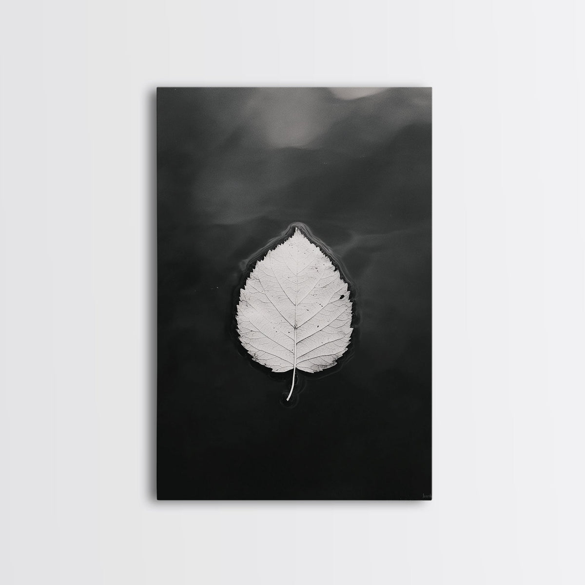 Floating Leaf Canvas Wall Art