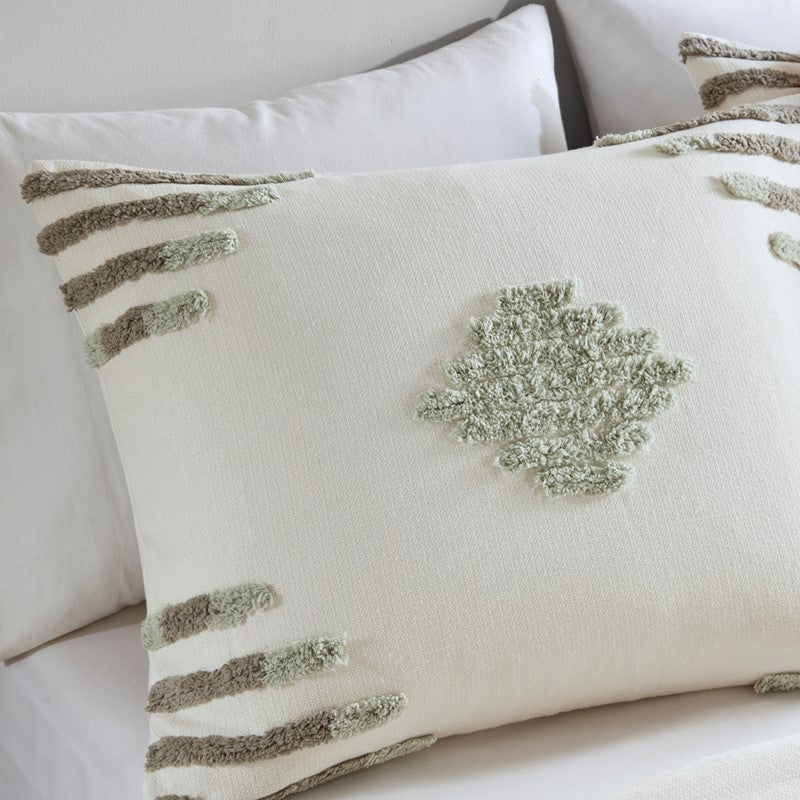 Tahli 3 Piece Cotton Blend Chenille Comforter Set