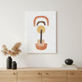 Abstract Shapes in Balance Canvas Wall Art