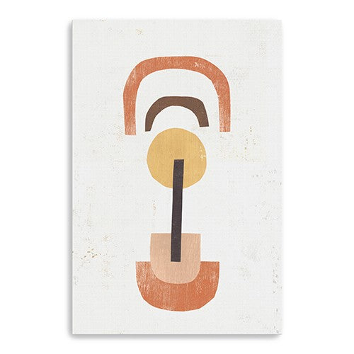 Abstract Shapes In Balance Unframed Print Wall Art Secondary image