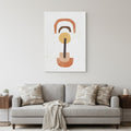 Abstract Shapes In Balance Unframed Print Wall Art