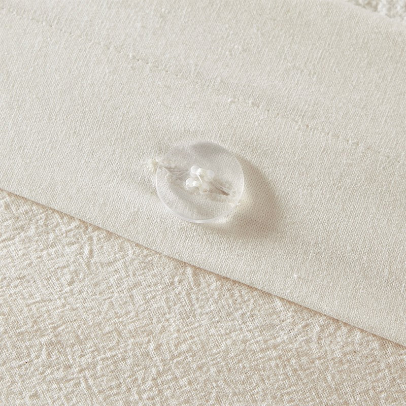 Mercer 3 Piece Cotton Chenille Duvet Cover Set