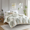 Tahli 3 Piece Cotton Blend Chenille Duvet Cover Set