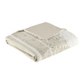 Mila Cotton Botanical Duvet Cover Set with Chenille Tufting