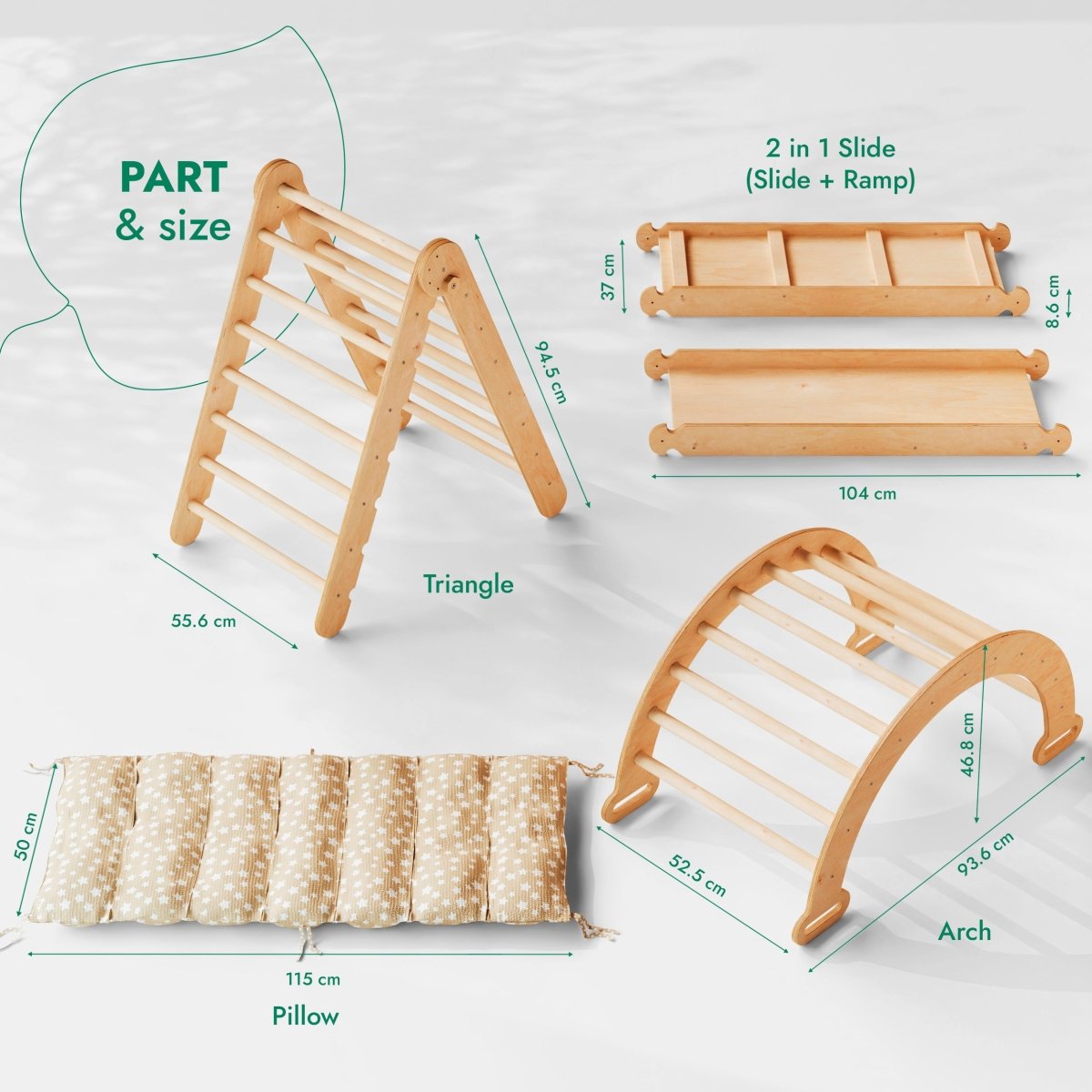 4-in-1 Montessori Climbing Set Secondary image