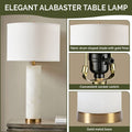Prague Alabaster Table Lamp