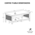 Ashlyn 2-Tier Rattan Coffee Table