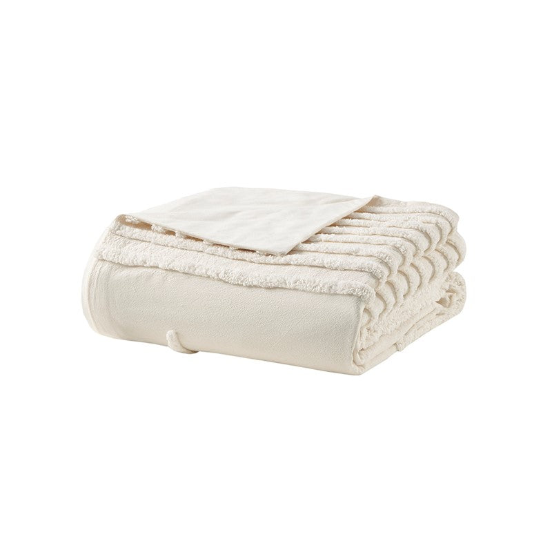 Mercer 3 Piece Cotton Chenille Duvet Cover Set
