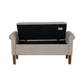 Aubrey Upholstered Storage Bench