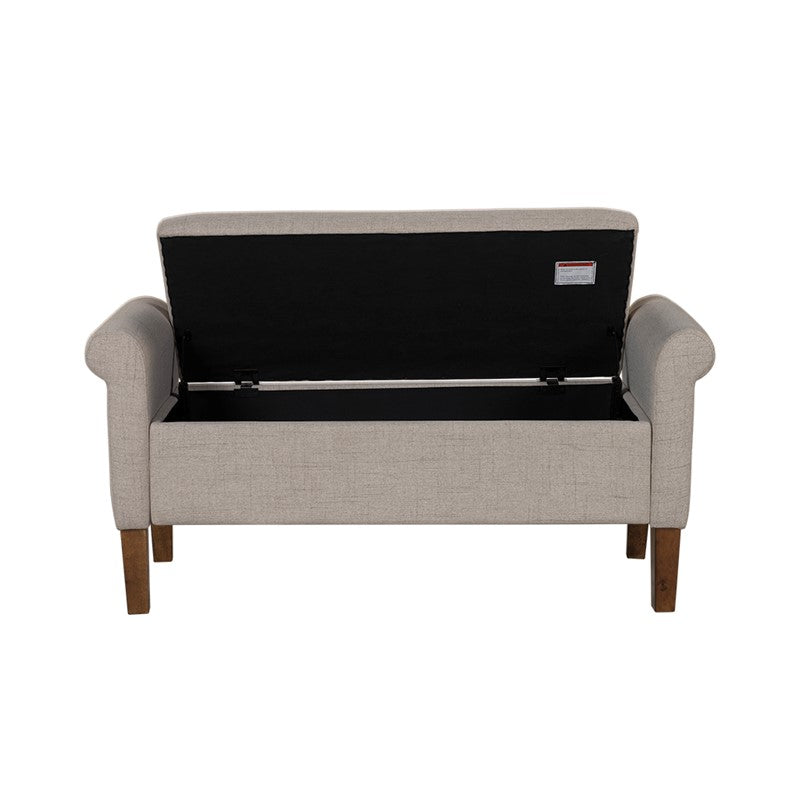 Aubrey Upholstered Storage Bench