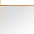 71" Natural Solid Wood Novelty Leaning Framed Full Length Mirror