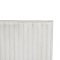 Set of Two White Metal Abstract Hanging Dimensional Sculptures