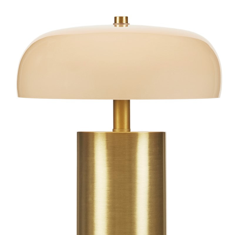 Nilo Table Lamp with Opaque Glass Shade