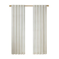 Colt Room Darkening Poly Velvet Rod Pocket/Back Tab Curtain Panel Pair