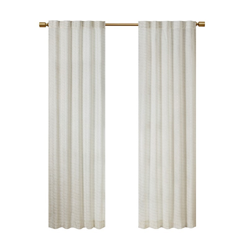 Colt Room Darkening Poly Velvet Rod Pocket/Back Tab Curtain Panel Pair