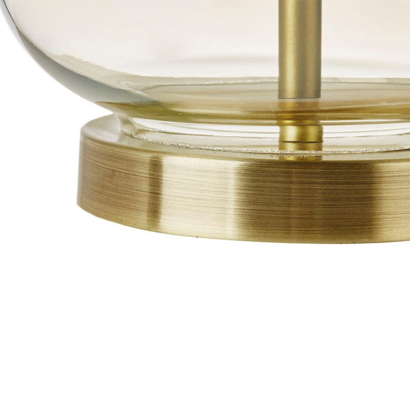 Ellipse Curved Gourd Glass Table Lamp Set
