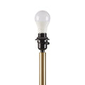 Vesta Dimmable Floor Lamp with Fabric Scalloped Shade