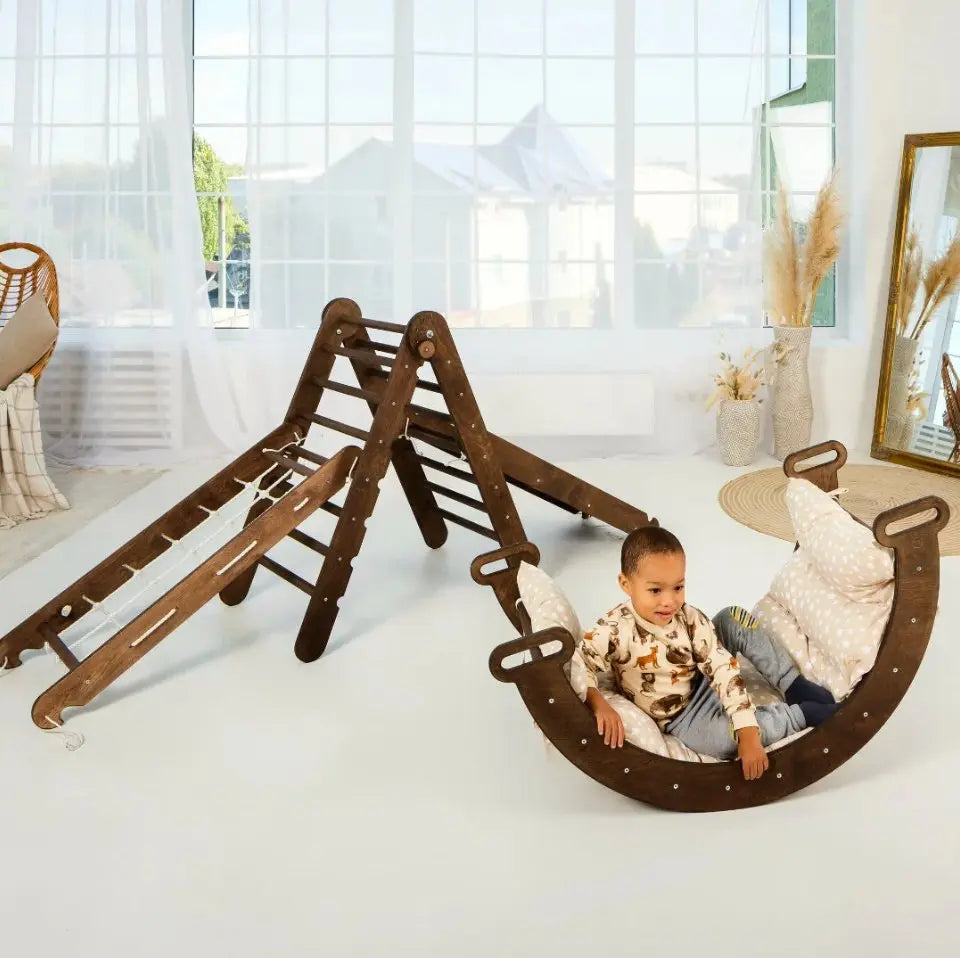 5-in-1 Montessori Climbing Set with Cushion