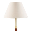 Verla Tapered Faux Wood Dimmable Floor Lamp