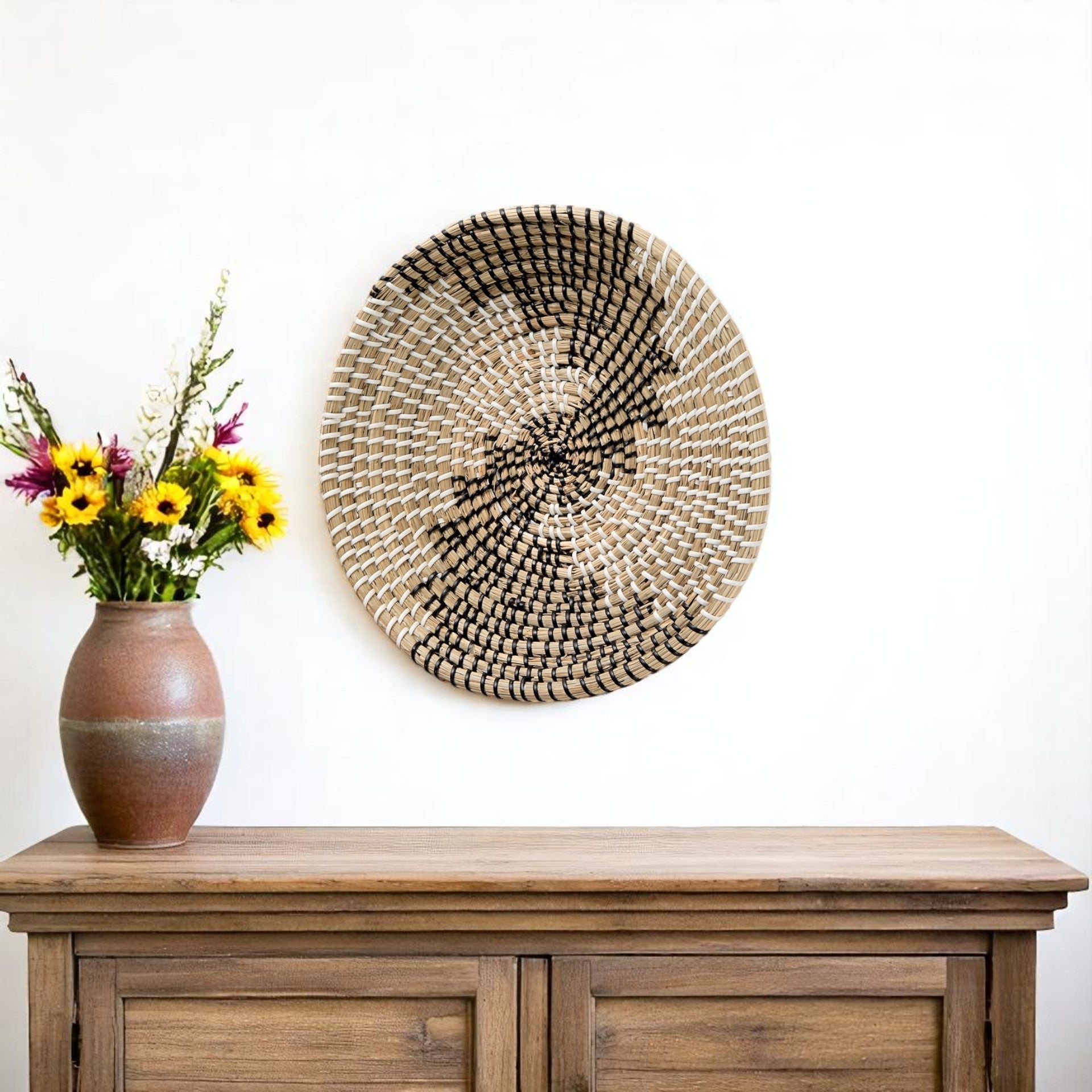 Luna Seagrass Wall Sculpture Main image
