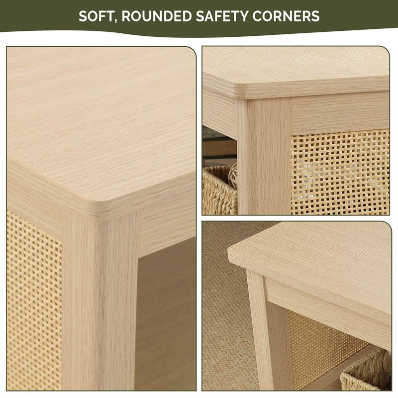Ashlyn 2-Tier Rattan Coffee Table