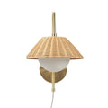 Laguna Rattan Weave Shade Wall Sconce