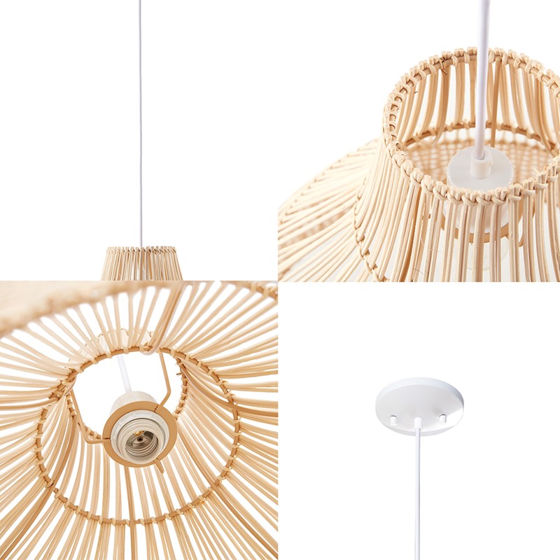 Wren Bell Shaped Bamboo Pendant