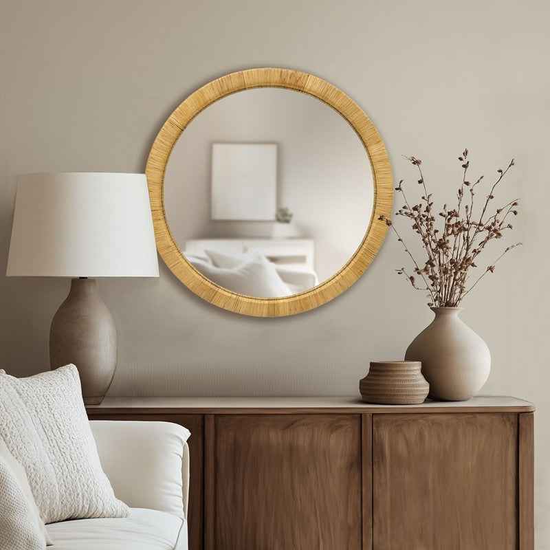 Nova Natural Rattan Wall Mirror