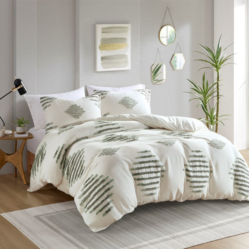 Tahli 3 Piece Cotton Blend Chenille Duvet Cover Set Main image