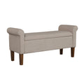 Aubrey Upholstered Storage Bench