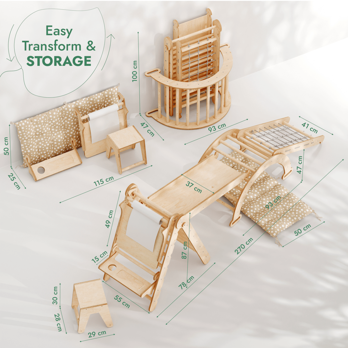 6-in-1 Montessori Climbing Set Secondary image