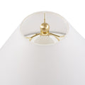 Helixia Twisted Faux Wood Table Lamp with USP C Port