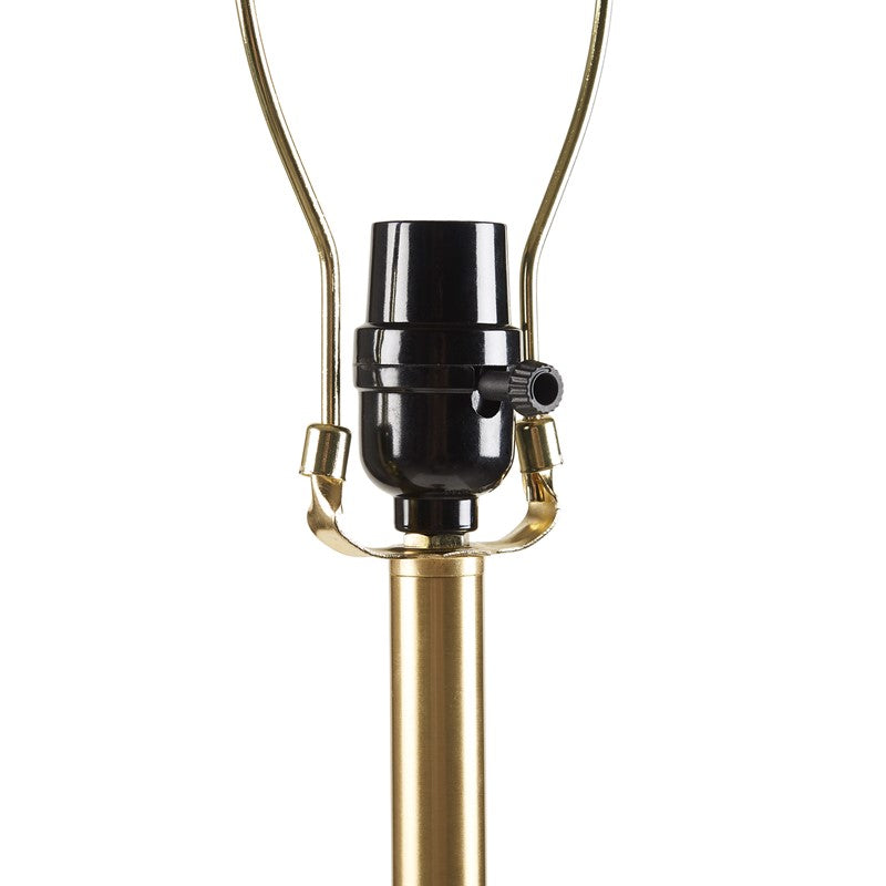 Verla Tapered Faux Wood Dimmable Floor Lamp