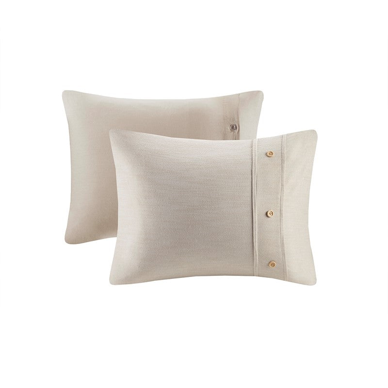 Dover 3 Piece Organic Cotton Oversized Duvet Cover Set