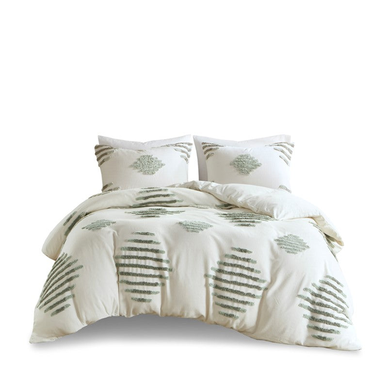 Tahli 3 Piece Cotton Blend Chenille Duvet Cover Set Secondary image