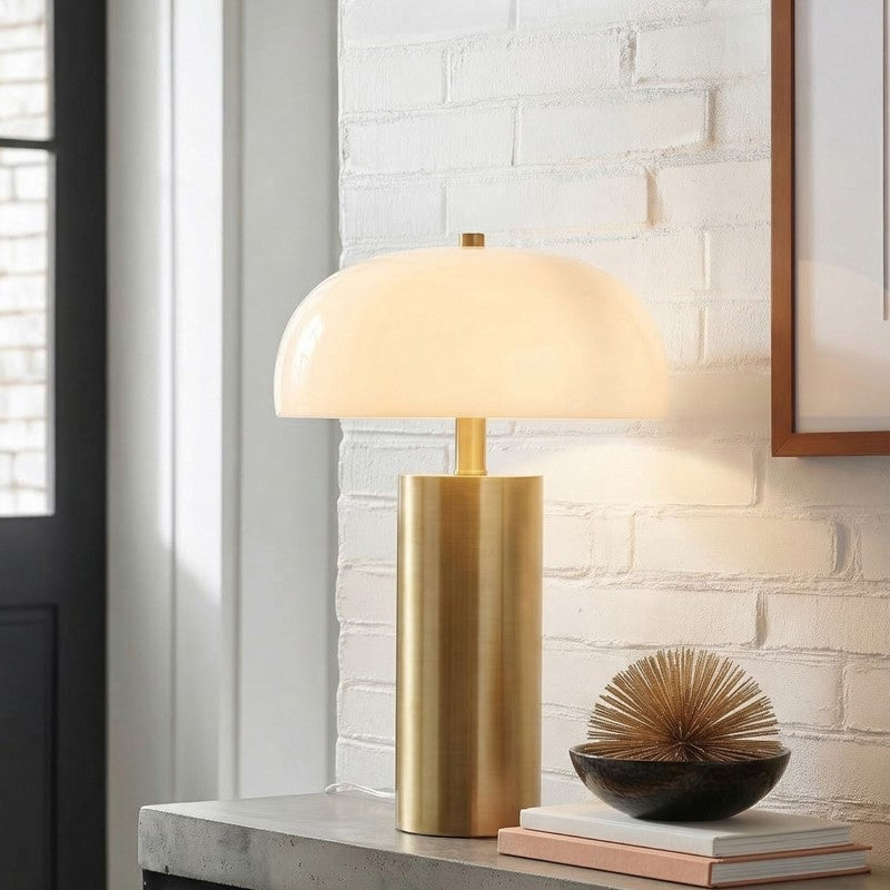 Nilo Table Lamp with Opaque Glass Shade Secondary image