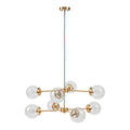 Calista 8-Light Metal Chandelier with Globe Bulbs