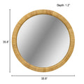 Nova Natural Rattan Wall Mirror
